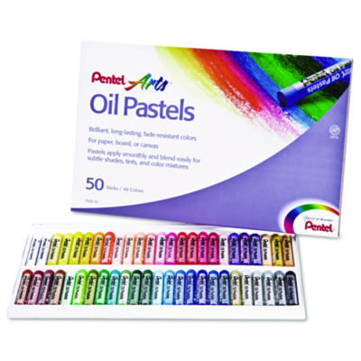OIL PASTELS,50/ST,AST